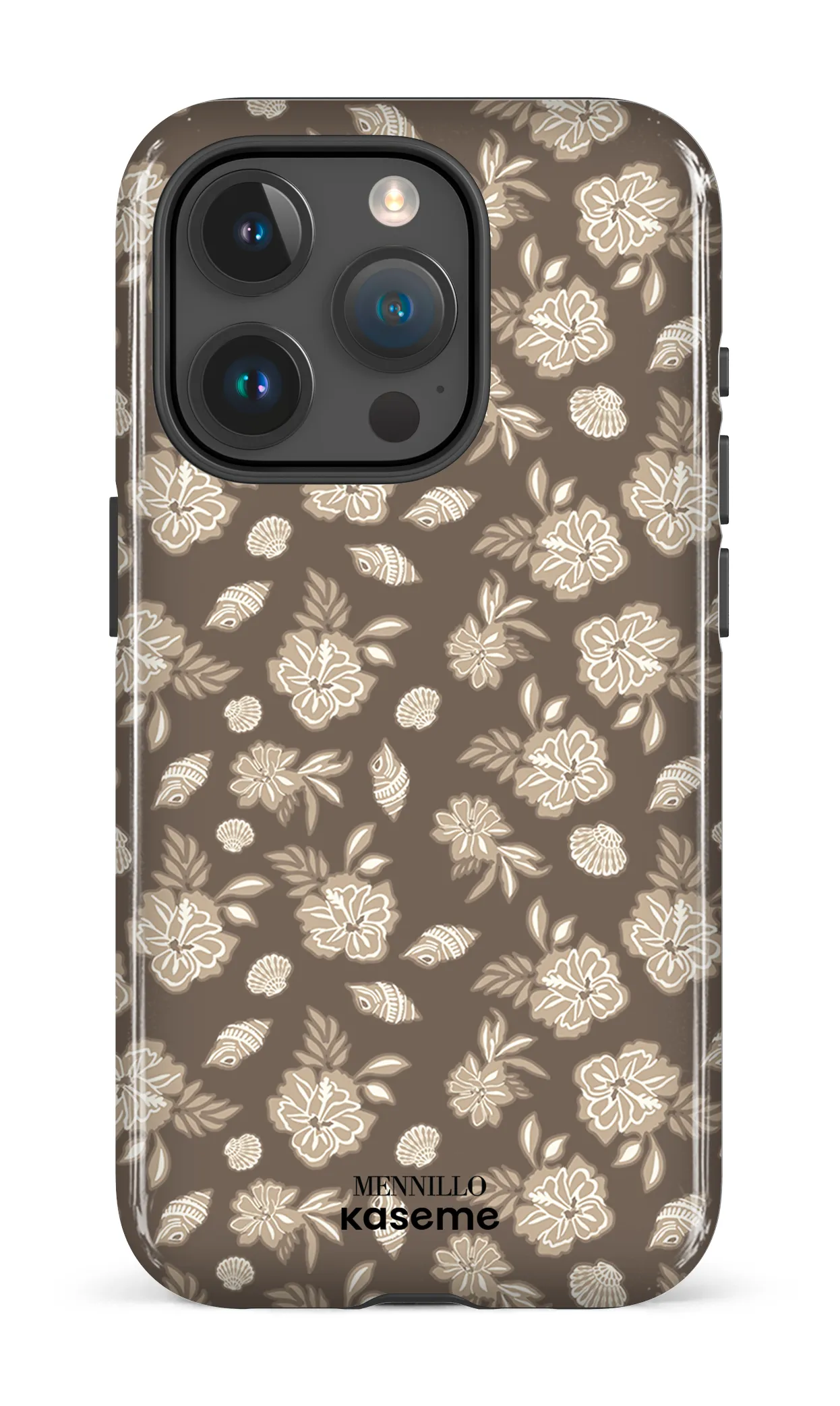 Phone case - Floral cream