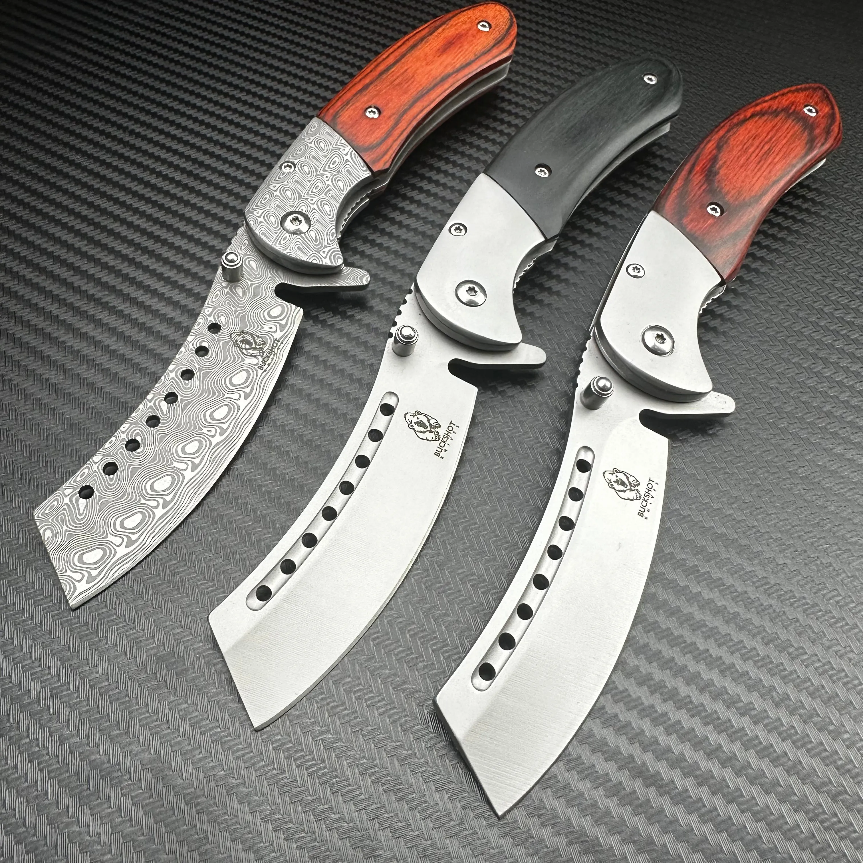 Pine Cleaver Folding Knives