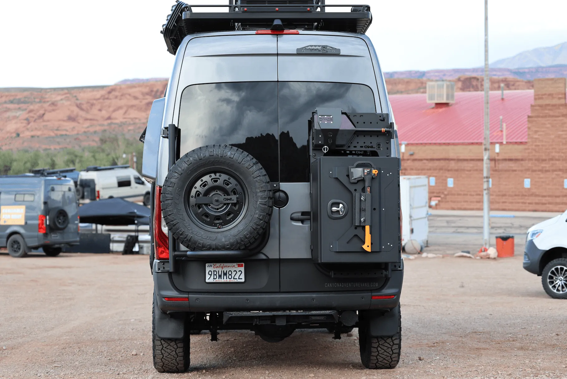 Sprinter Van Tire Carrier - (Expedition)