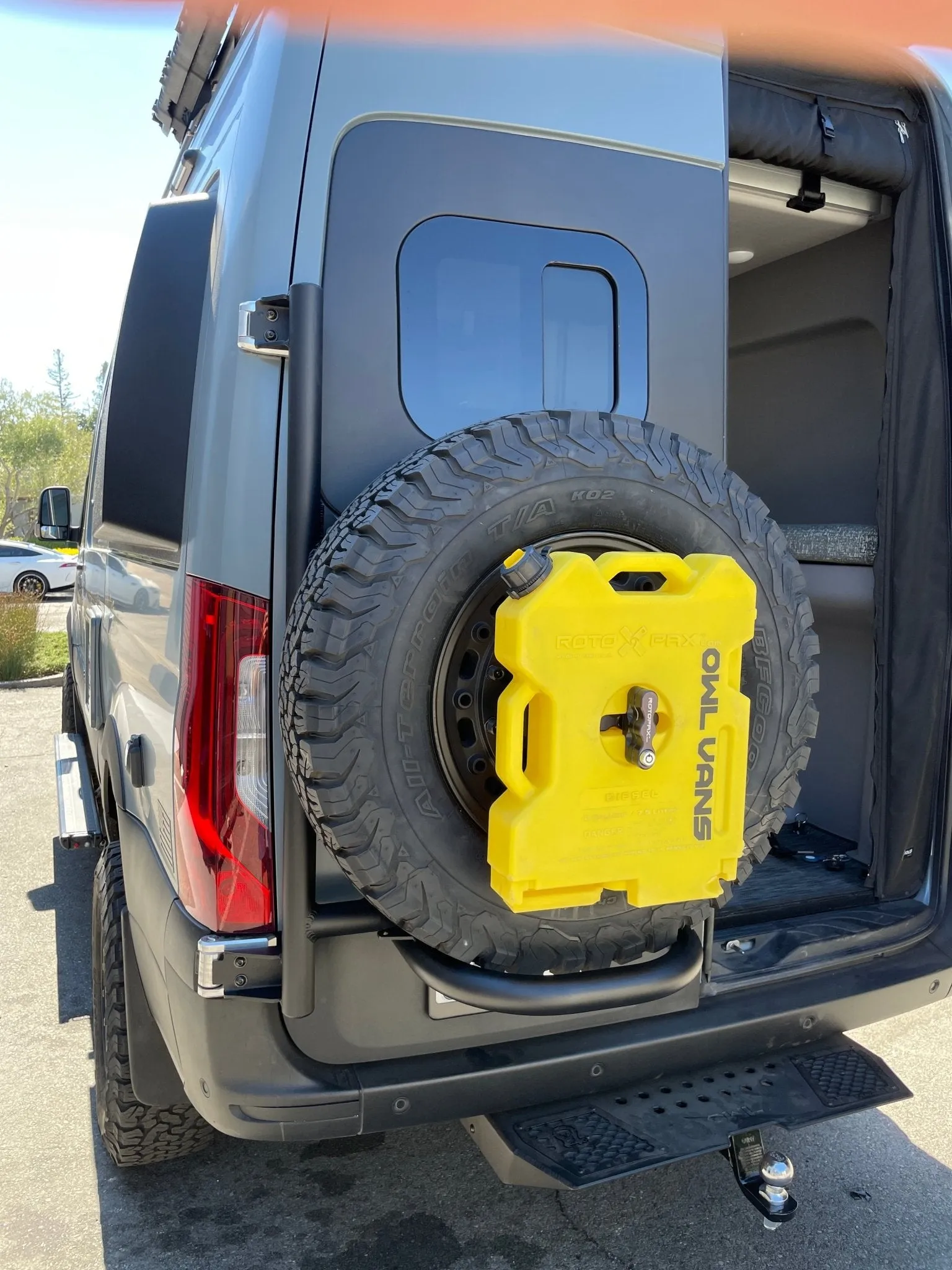 Sprinter Van Tire Carrier - (Expedition)