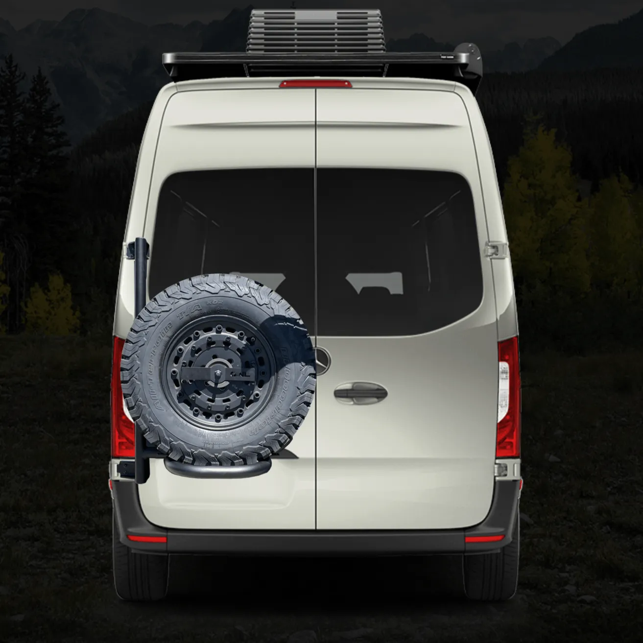 Sprinter Van Tire Carrier - (Expedition)