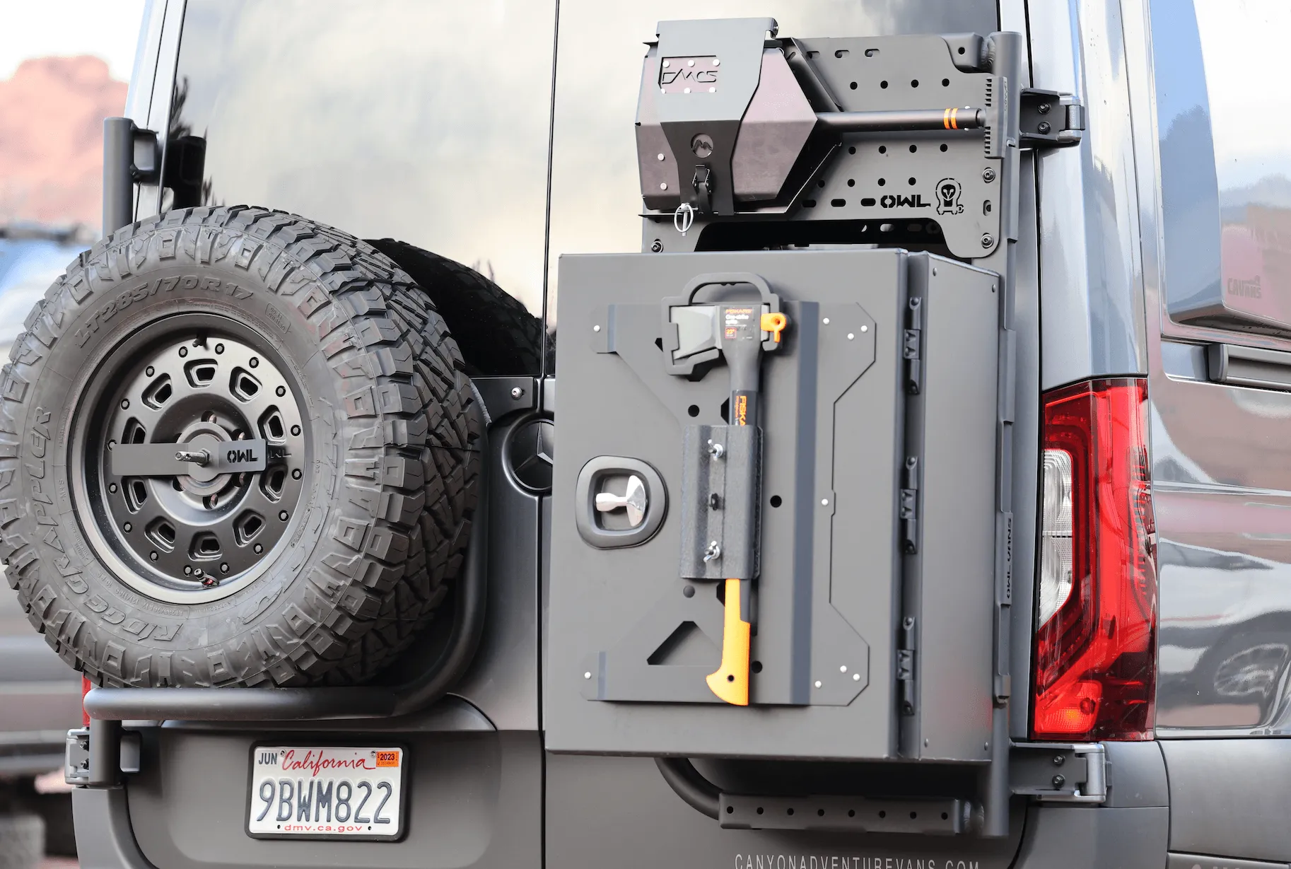 Sprinter Van Tire Carrier - (Expedition)