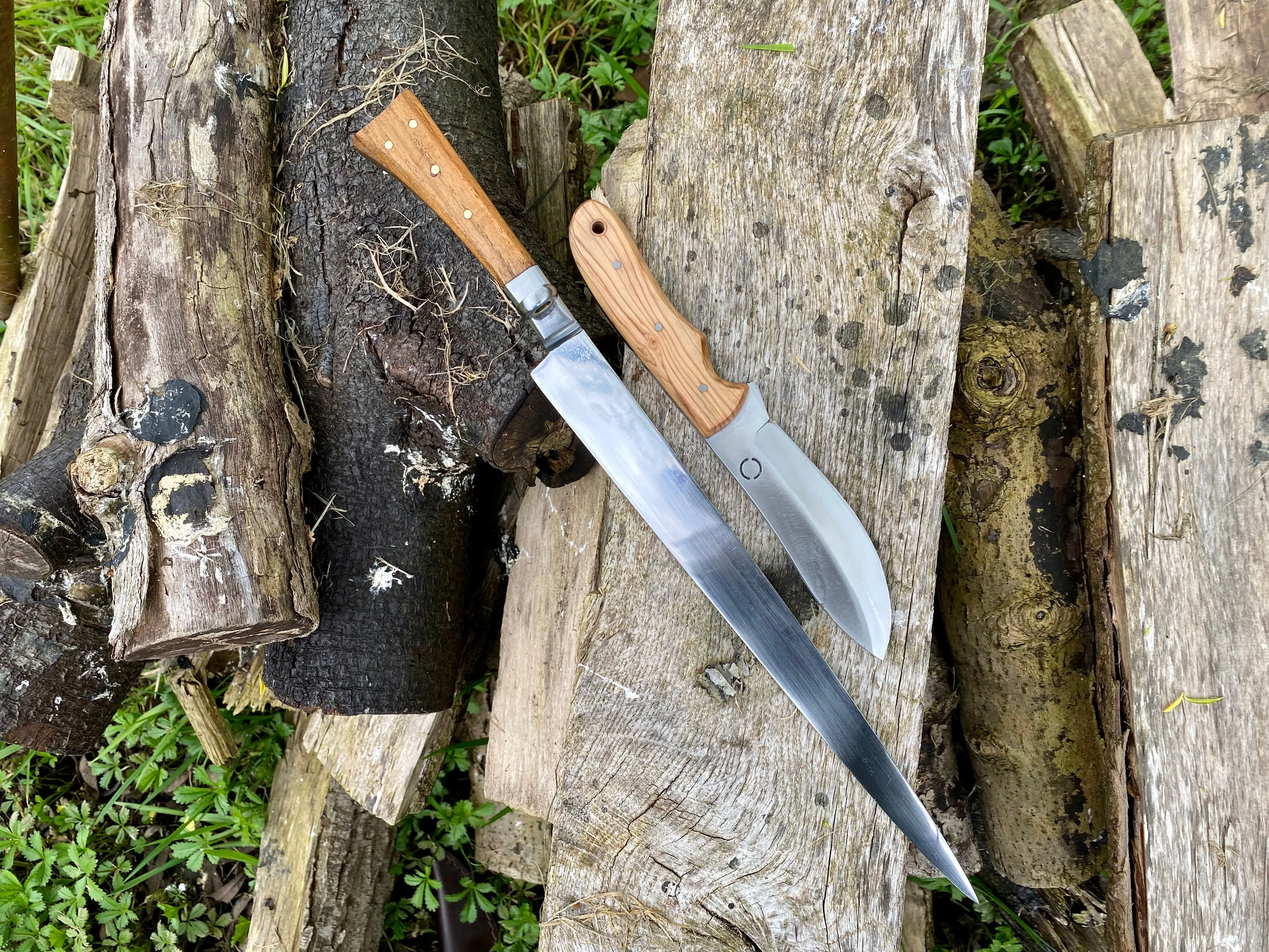 The Forest Bundle - with choice of Bauernwehr and choice of Bushcraft Knife (14thC to current)