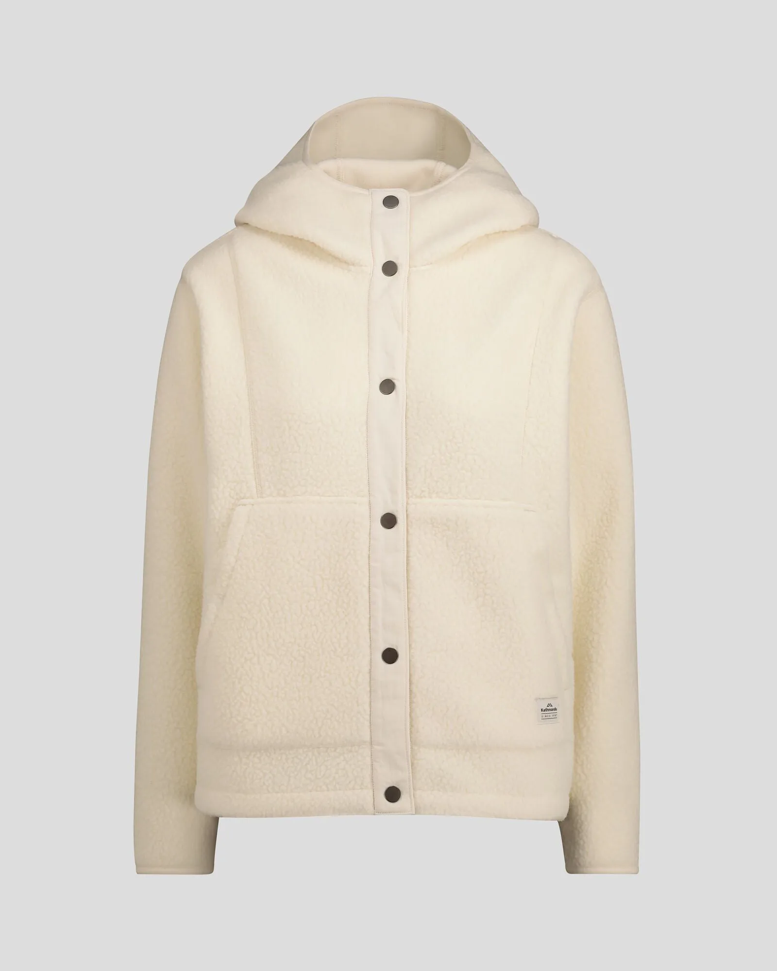 Women's Co-Z High Pile Hooded Jacket  - Natural